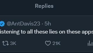 浓眉发文驳斥Shams报道：你们最好别听信这些谣言！